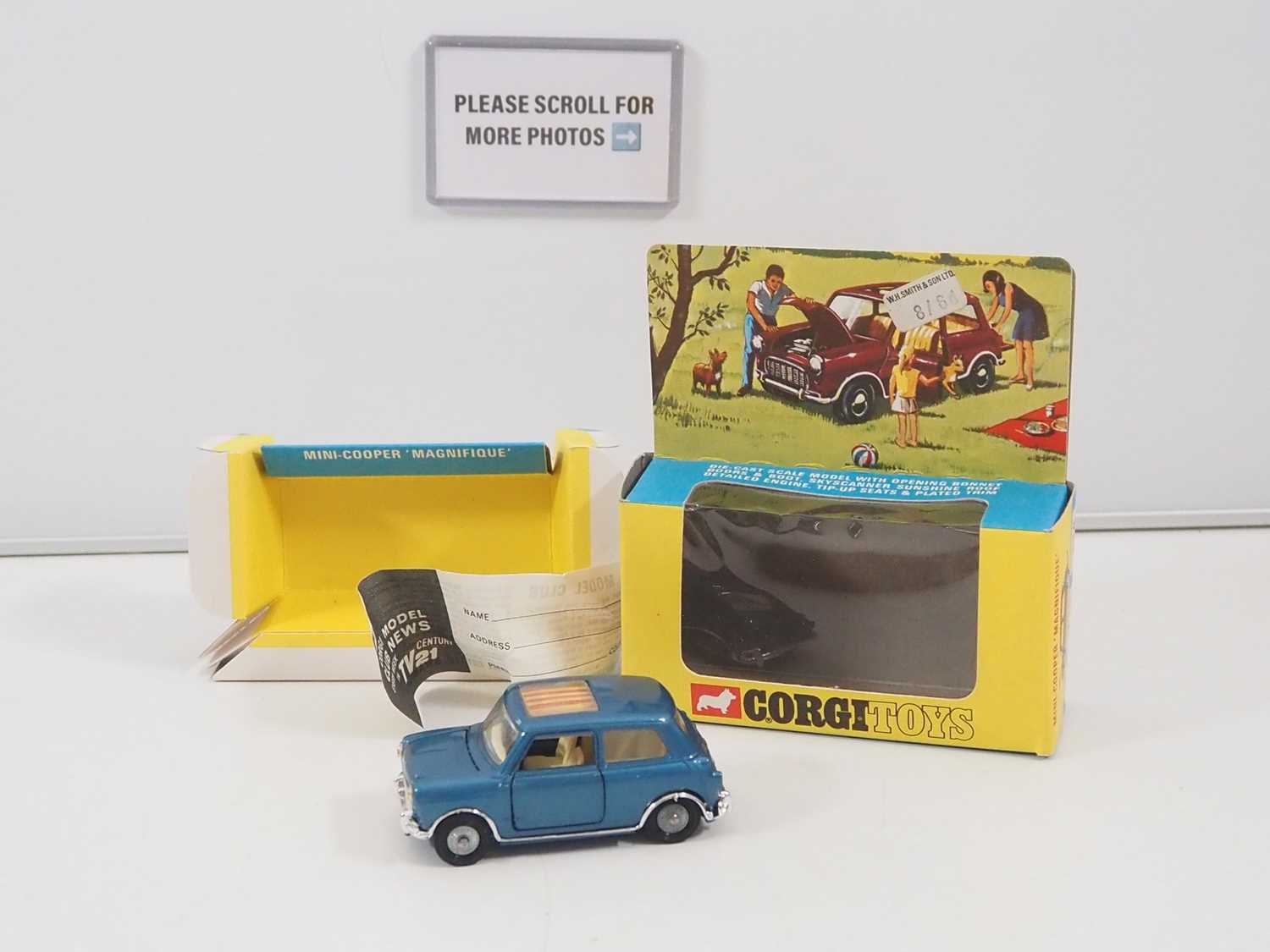 Lot 519 - A CORGI 334 diecast Mini-Cooper 'Magnifique'...