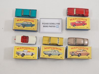 Lot 538 - A group of MATCHBOX series 1-75 regular wheels...