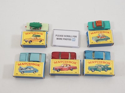 Lot 540 - A group of MATCHBOX series 1-75 regular wheels...