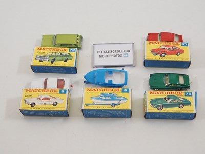 Lot 545 - A group of MATCHBOX series 1-75 regular wheels...