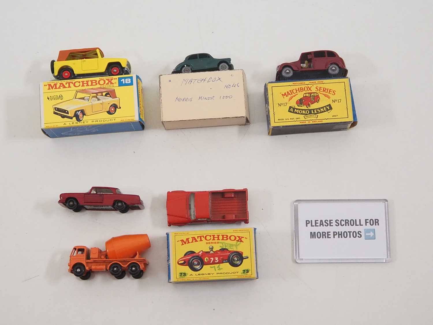Lot 547 - A small group of boxed and unboxed MATCHBOX...