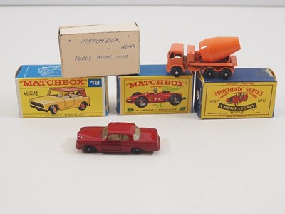 Lot 547 - A small group of boxed and unboxed MATCHBOX...