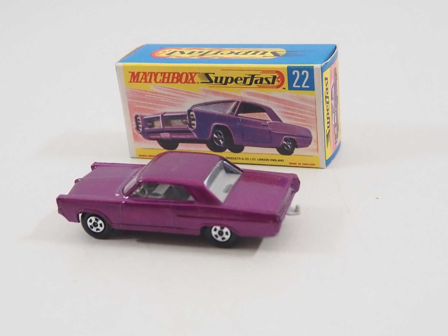 Lot 549 - A MATCHBOX Superfast #22 Pontiac Coupe, scarce...