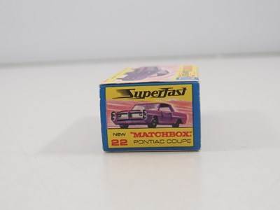 Lot 549 - A MATCHBOX Superfast #22 Pontiac Coupe, scarce...