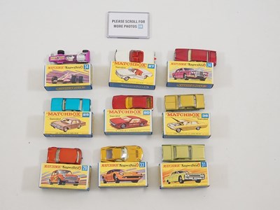 Lot 557 - A group of MATCHBOX Superfast diecast cars...