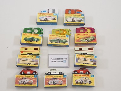 Lot 558 - A group of MATCHBOX Superfast diecast vehicles...