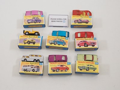 Lot 562 - A group of MATCHBOX Superfast diecast vehicles...