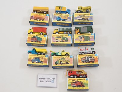 Lot 563 - A group of MATCHBOX Superfast diecast lorries...