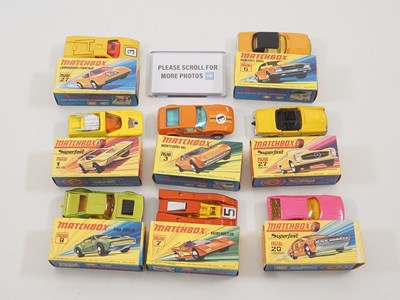 Lot 565 - A group of MATCHBOX Superfast diecast cars...