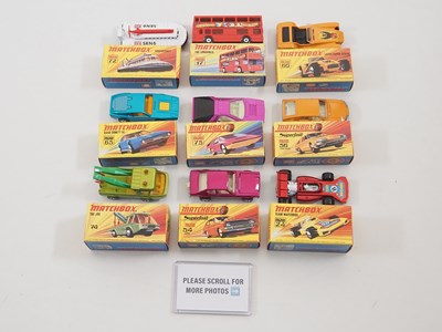 Lot 566 - A group of MATCHBOX Superfast diecast vehicles...