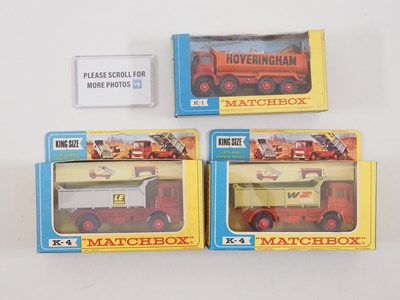 Lot 567 - A group of MATCHBOX King Size diecast lorries...
