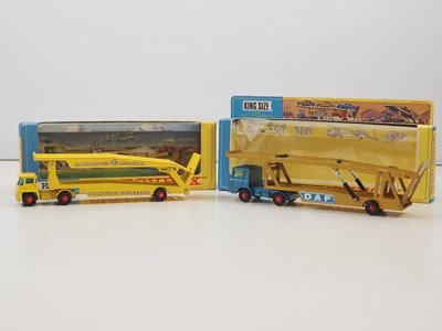 Lot 572 - A pair of MATCHBOX King Size diecast car...