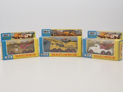 Lot 576 - A group of MATCHBOX King Size diecast lorries...