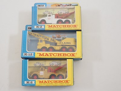 Lot 576 - A group of MATCHBOX King Size diecast lorries...