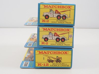 Lot 576 - A group of MATCHBOX King Size diecast lorries...