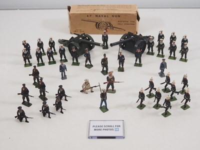 Lot 581 - A group of diecast sailors by BRITAINS and...