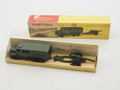 Lot 588 - A DINKY giftset 695 diecast '7.2 Howitzer and...