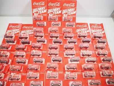 Lot 607 - CORGI JUNIORS - A convoy of Coca-Cola Die-Cast...