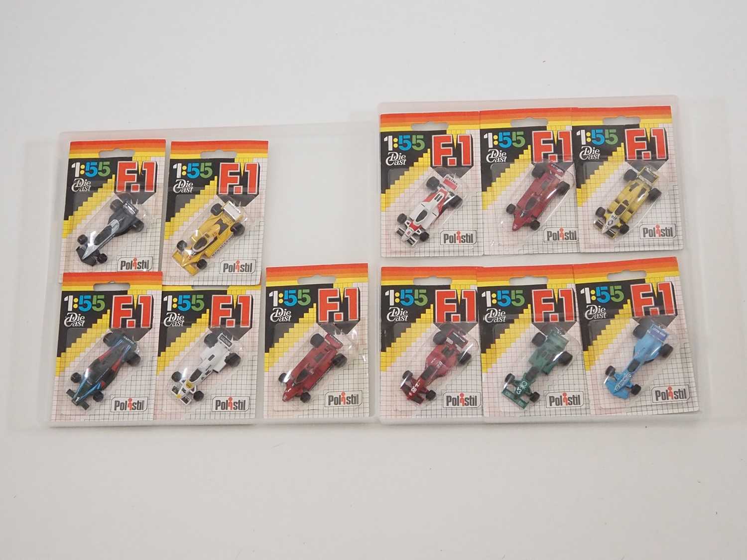Lot 631 - A group of POLISTIL diecast Formula 1 race...