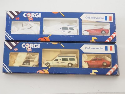 Lot 649 - A group of CORGI Emergency vehicle and Fire...