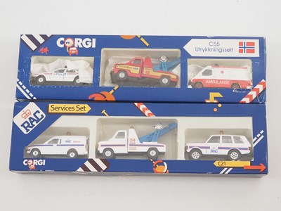 Lot 649 - A group of CORGI Emergency vehicle and Fire...