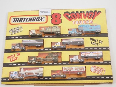 Lot 690 - A MATCHBOX USA Convoy Trucks 8 diecast truck...
