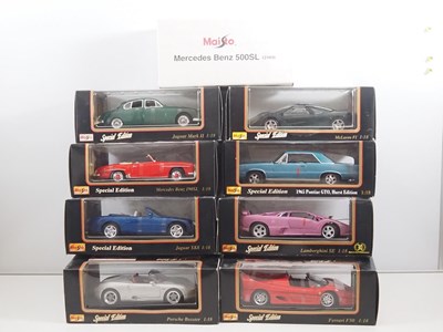 Lot 707 - A group of MAISTO 1:18 scale diecast cars to...