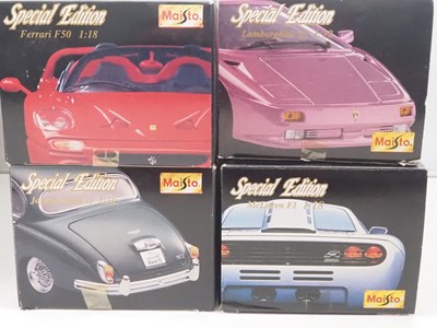 Lot 707 - A group of MAISTO 1:18 scale diecast cars to...
