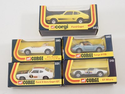 Lot 729 - A group of CORGI diecast sports cars to...