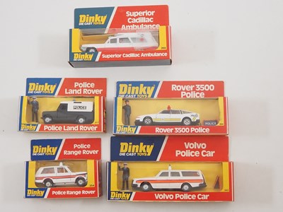 Lot 730 - A group of DINKY diecast emergency service...