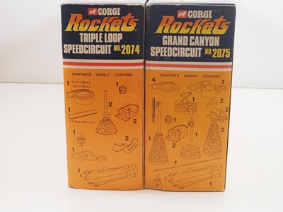 Lot 737 - A pair of CORGI ROCKETS track sets, each with...