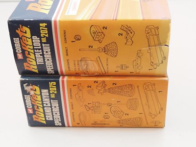 Lot 737 - A pair of CORGI ROCKETS track sets, each with...
