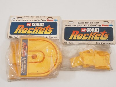 Lot 738 - A pair of CORGI ROCKETS track sets, each with...