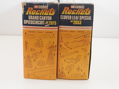 Lot 738 - A pair of CORGI ROCKETS track sets, each with...