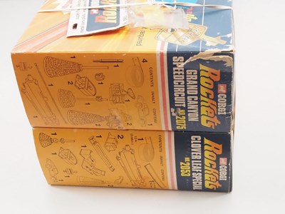 Lot 738 - A pair of CORGI ROCKETS track sets, each with...