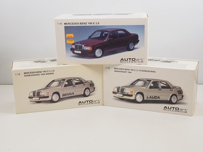 Lot 746 - A group of AUTOART 1:18 scale diecast Mercedes...