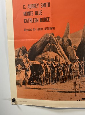 Lot 50 - THE LIVES OF A BENGAL LANCER (1935) - US one...