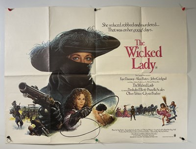 Lot 51 - THE WICKED LADY (1983) UK Quad film poster,...