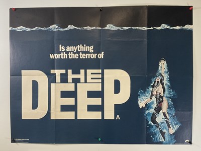 Lot 43 - THE DEEP (1977) UK Quad teaser film poster,...