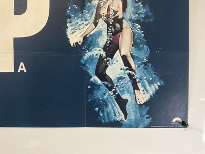 Lot 43 - THE DEEP (1977) UK Quad teaser film poster,...
