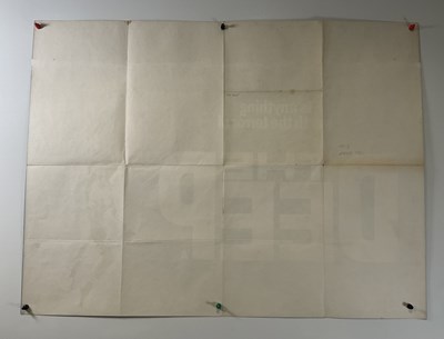 Lot 43 - THE DEEP (1977) UK Quad teaser film poster,...