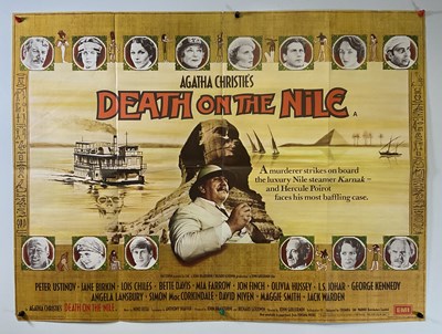 Lot 112 - DEATH ON THE NILE (1978) UK Quad film poster...