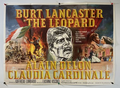 Lot 93 - THE LEOPARD (1963) UK Quad film poster, Burt...