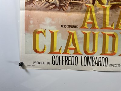 Lot 93 - THE LEOPARD (1963) UK Quad film poster, Burt...