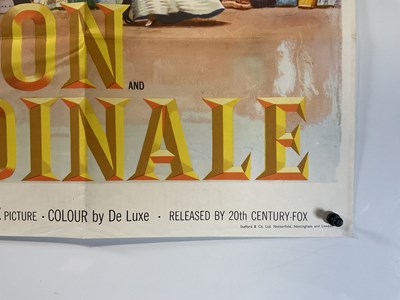 Lot 93 - THE LEOPARD (1963) UK Quad film poster, Burt...