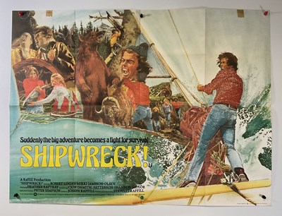 Lot 46 - A group of Action and adventure UK Quad film...