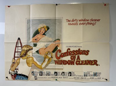 Lot 8 - A collection of comedy UK Quad film posters to...