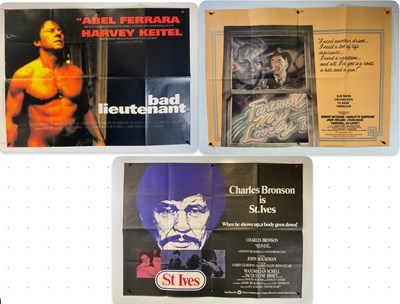 Lot 110 - A trio of Crime / Thriller UK Quad film...