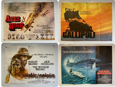 Lot 107 - A group of War and Western UK Quad film...