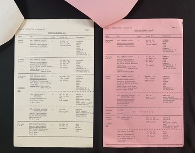 Lot 364 - SPACE 1999 - Production used script and two...